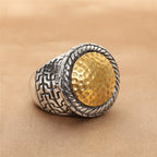 Handgefertigte Vintage Gold Ring