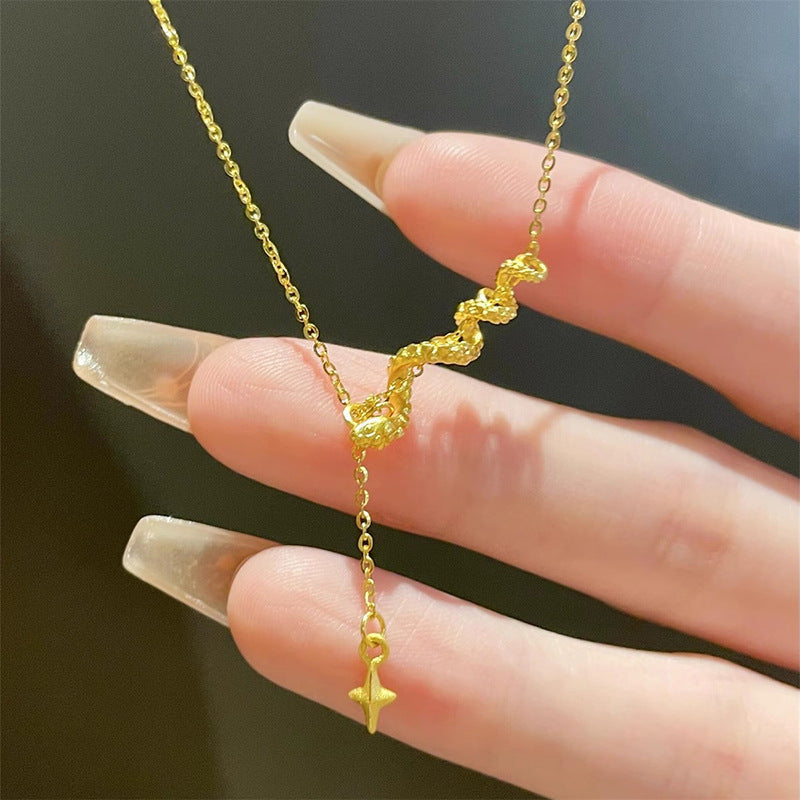 Romantische Gold Halskette für besondere Momente