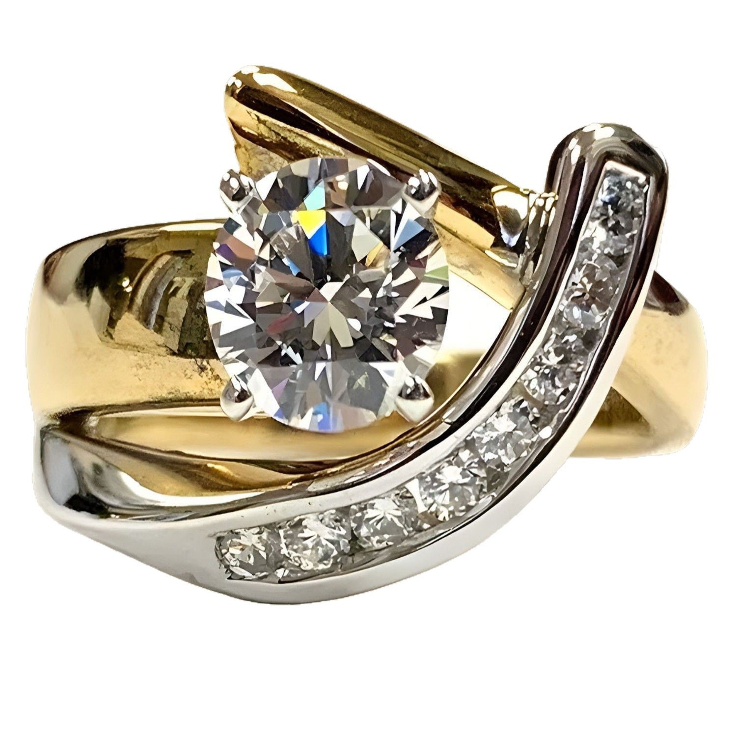 Atemberaubende Gold Ring für den Alltag