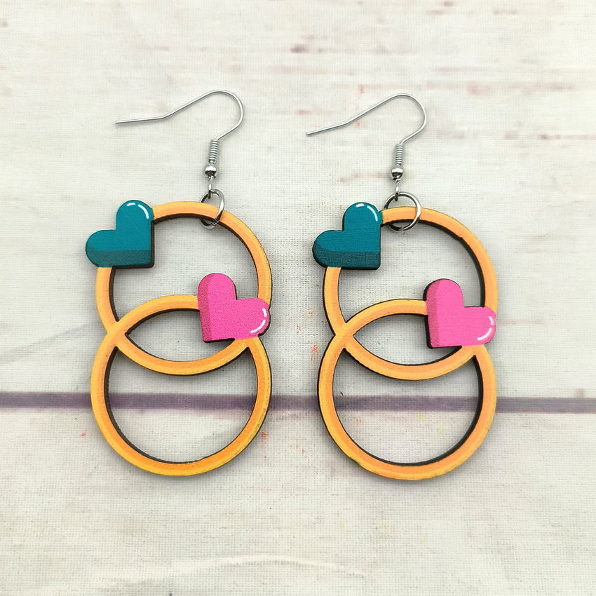 Handgefertigte Vintage Ohrring