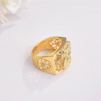 Atemberaubende Gold Ring für den Alltag