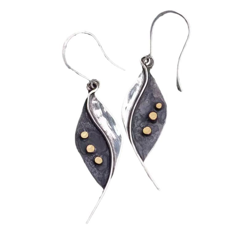 Schöne Gold Ohrring mit einzigartigem Stil