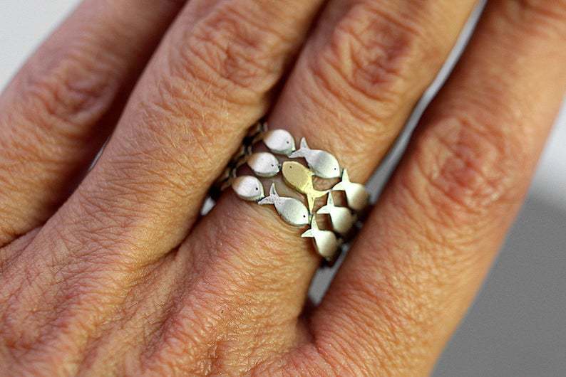 Atemberaubende Gold Ring für den Alltag