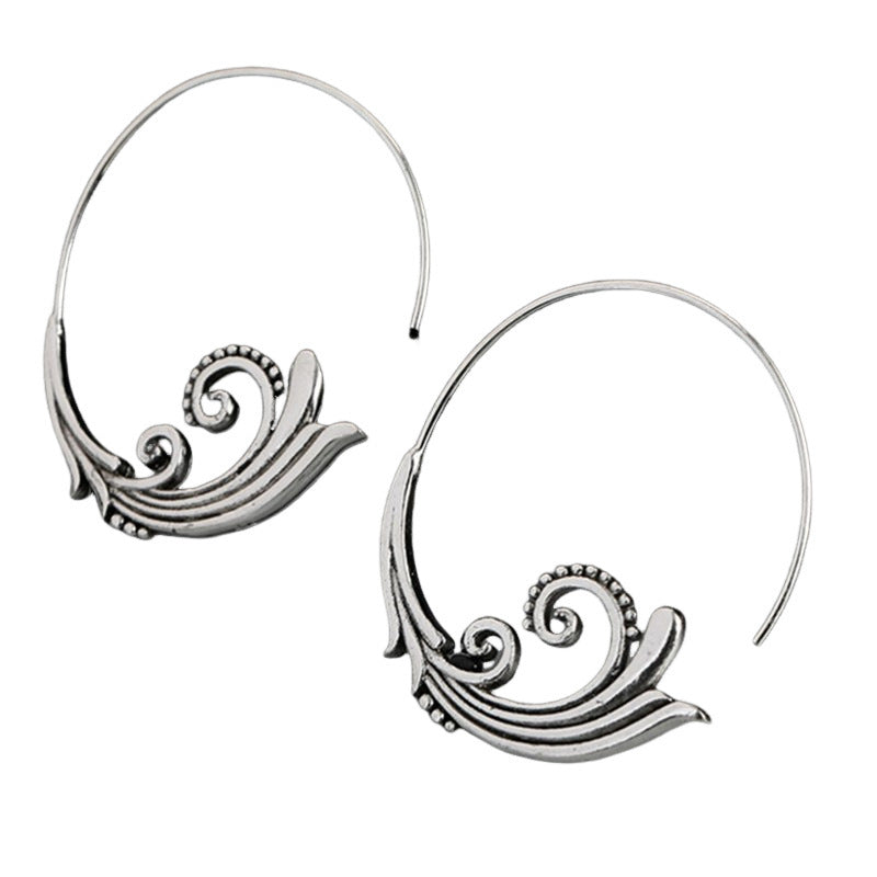 Klassische Silber Ohrring mit zeitloser Eleganz