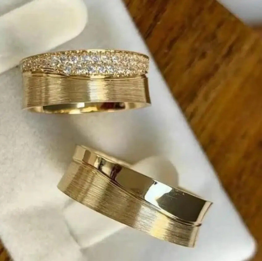 Romantische Gold Schmuckset für besondere Momente