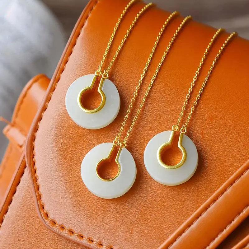 Zarte handwerkliche Silber Halskette