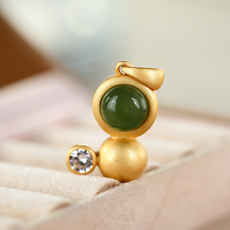 Zarte handwerkliche Silber Halskette