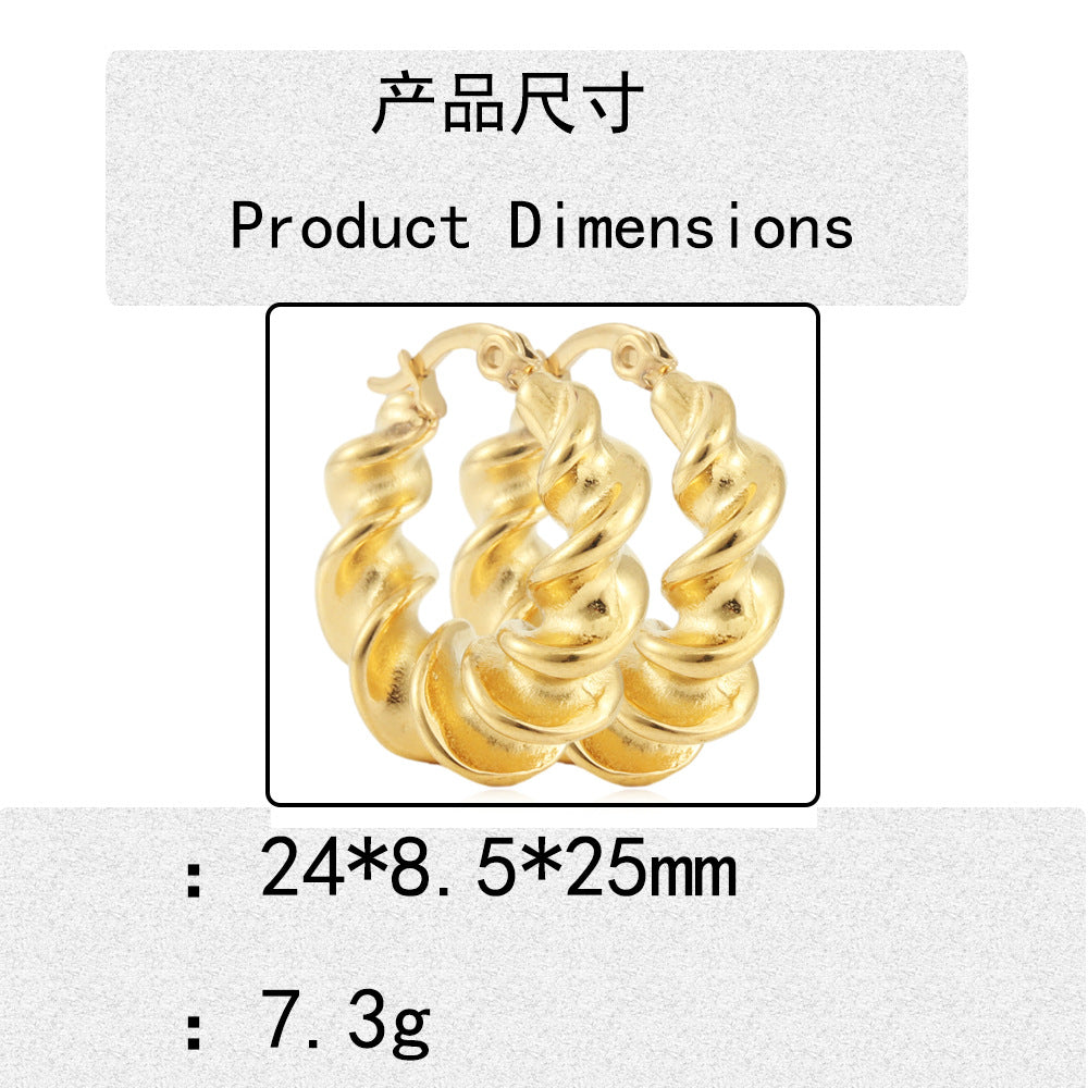 Elegante Gold Ohrring für jeden Anlass