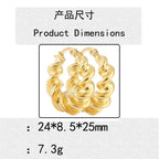 Elegante Gold Ohrring für jeden Anlass