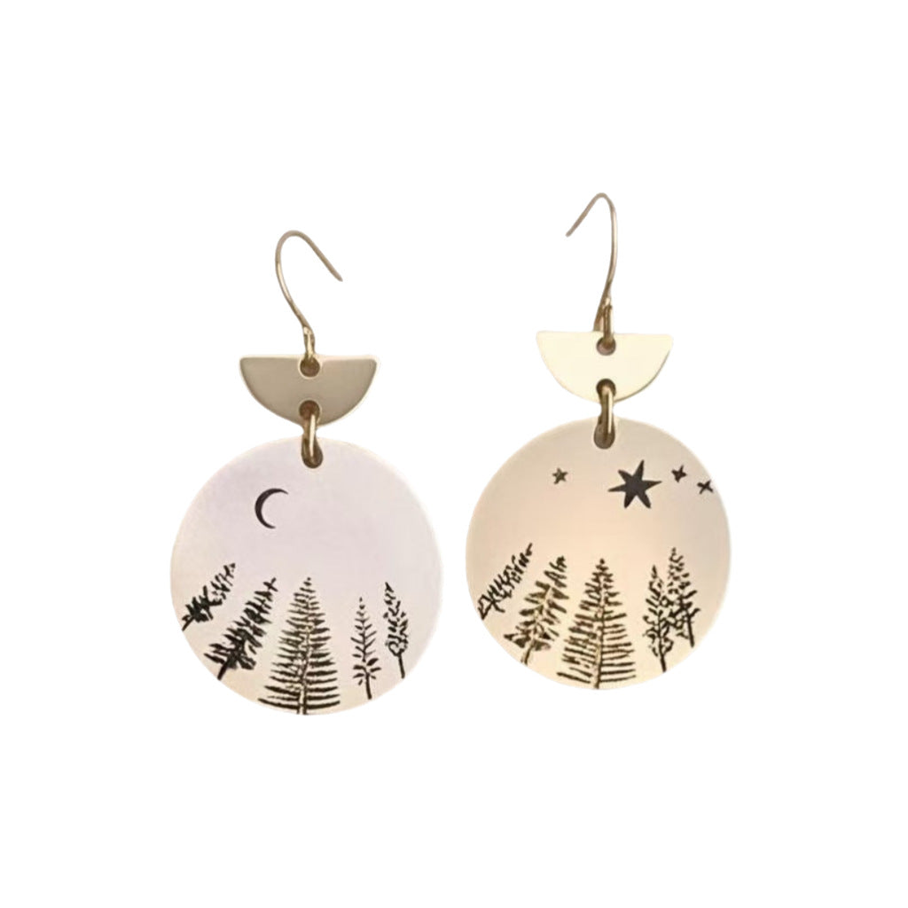 Zarte handwerkliche Ohrring