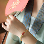 Zarte handwerkliche Gold Armband