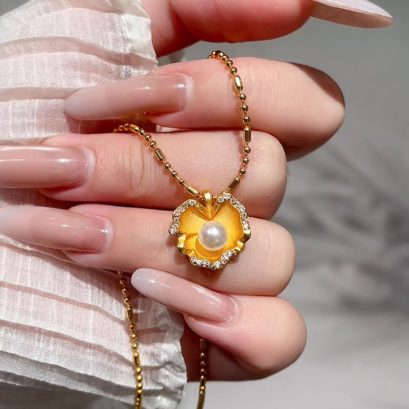 Atemberaubende Perlen Halskette für den Alltag