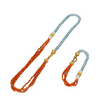 Zarte handwerkliche Perlen Halskette