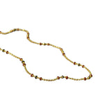 Schöne Gold Halskette mit einzigartigem Stil