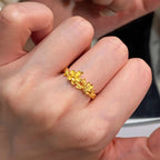 Atemberaubende Gold Ring für den Alltag