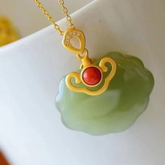 Zarte handwerkliche Silber Halskette