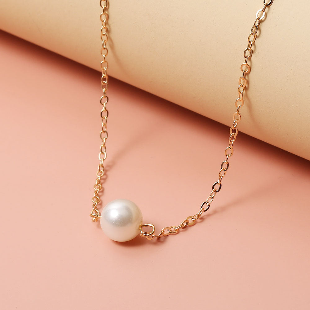 Schöne Perlen Halskette mit einzigartigem Stil