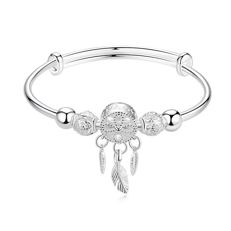 Handgefertigte Vintage Silber Armband