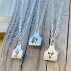 Zarte handwerkliche Halskette