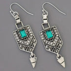 Zarte handwerkliche Ohrring