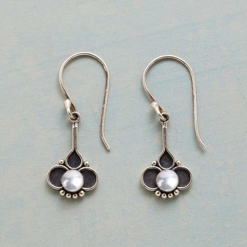 Zarte handwerkliche Perlen Ohrring