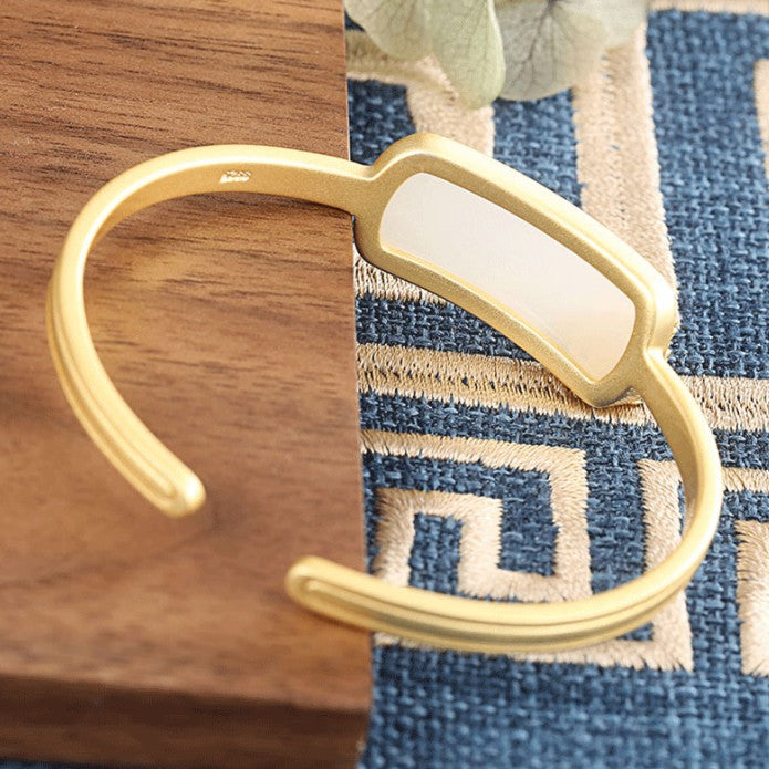 Zarte handwerkliche Silber Armband