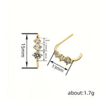 Atemberaubende Ohrring für den Alltag