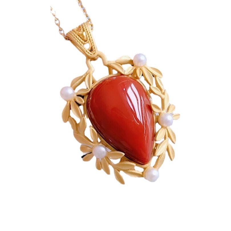 Schöne Silber Halskette mit einzigartigem Stil