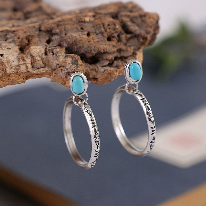 Handgefertigte Vintage Ohrring