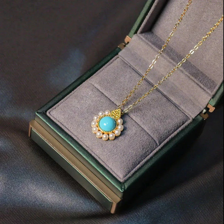 Zarte handwerkliche Silber Halskette