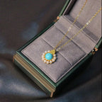 Zarte handwerkliche Silber Halskette