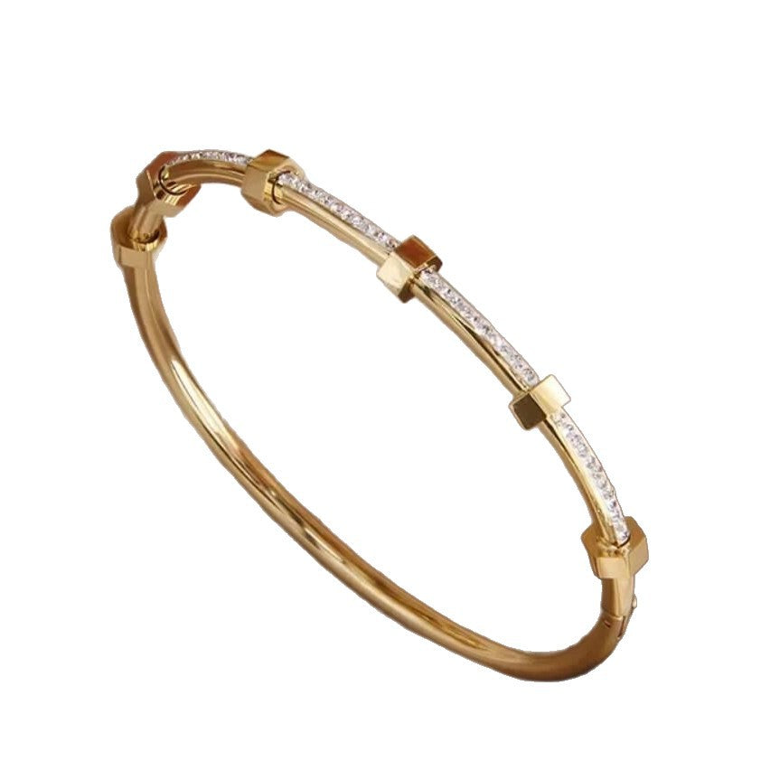 Handgefertigte Vintage Gold Armband
