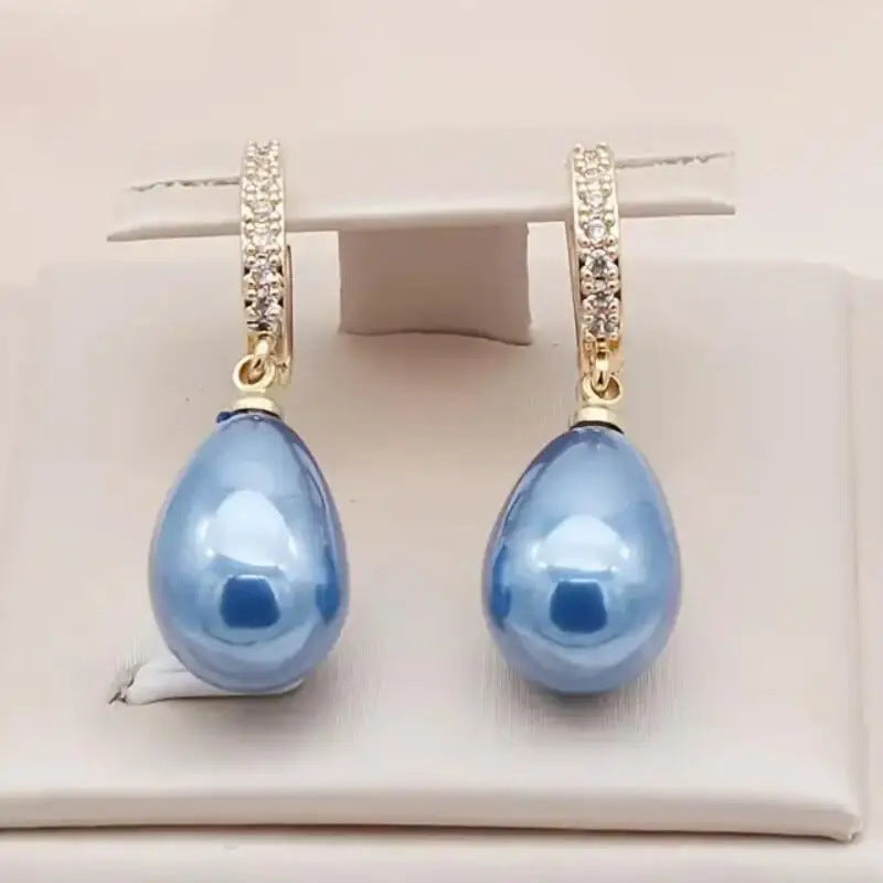 Zarte handwerkliche Perlen Ohrring