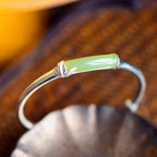 Zarte handwerkliche Silber Armband