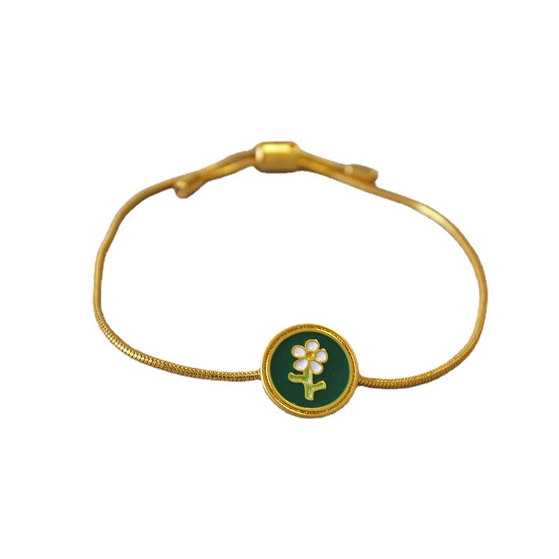 Handgefertigte Vintage Gold Armband