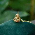 Zarte handwerkliche Gold Halskette