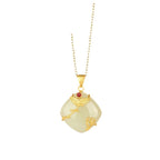 Zarte handwerkliche Gold Halskette