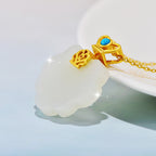 Zarte handwerkliche Gold Halskette