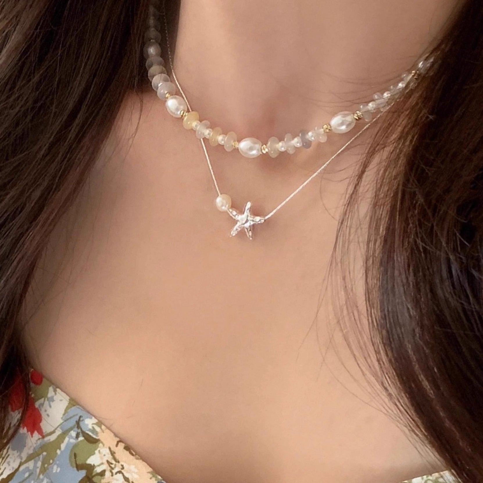 Charmante Perlen Halskette für jeden Anlass