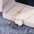 Zarte handwerkliche Gold Halskette