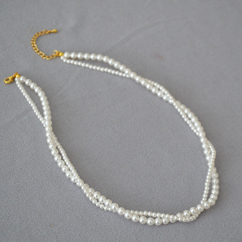 Schöne Perlen Halskette mit einzigartigem Stil