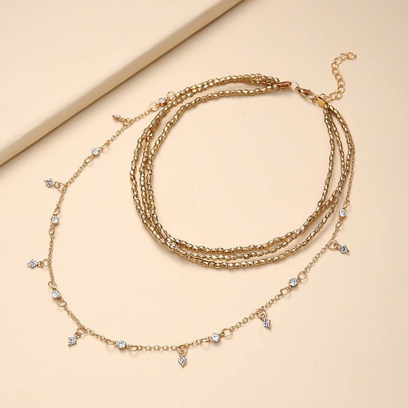 Zarte handwerkliche Halskette