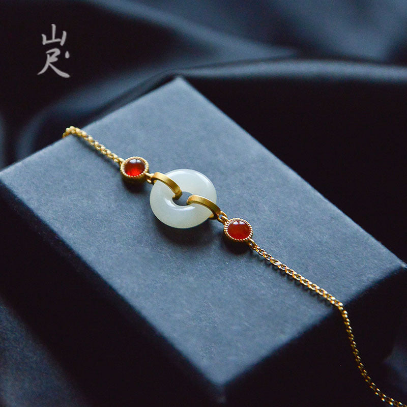 Handgefertigte Vintage Gold Armband