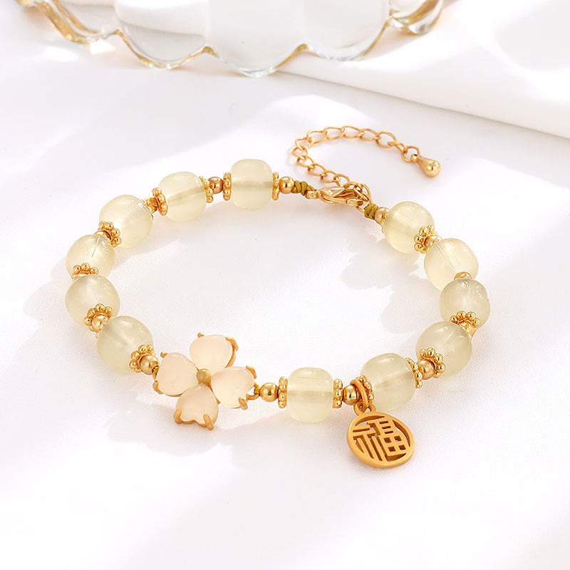 Zarte handwerkliche Silber Armband