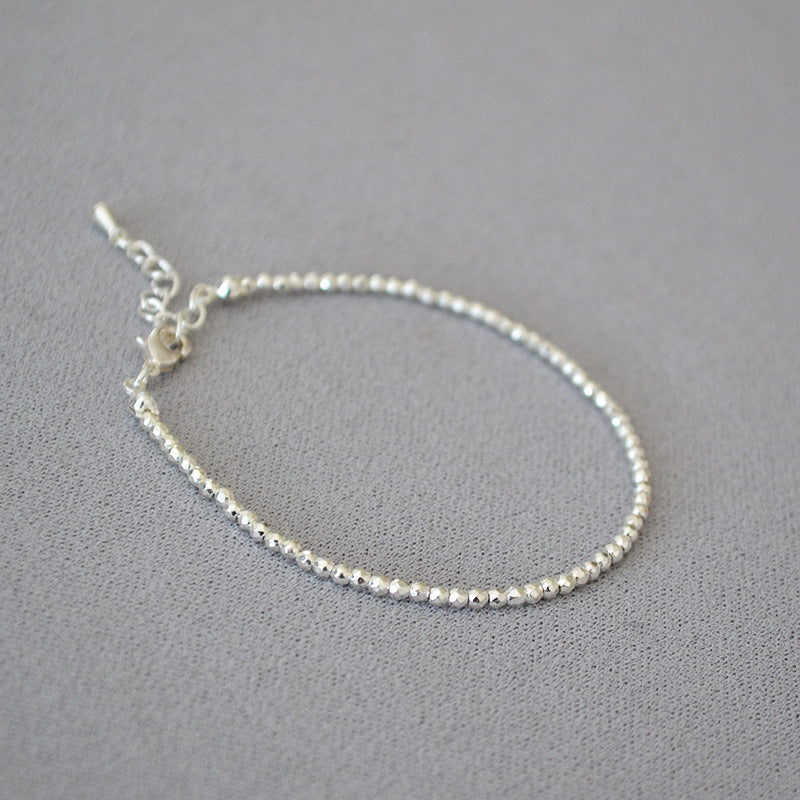 Zarte handwerkliche Silber Halskette
