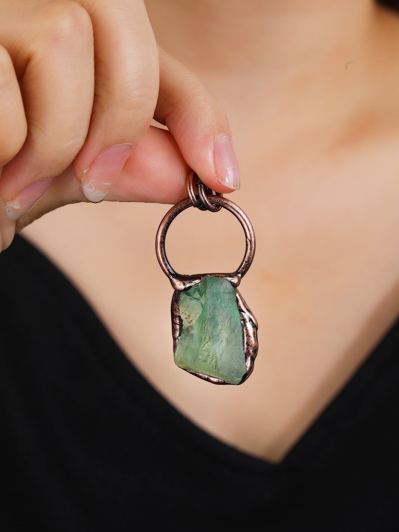 Zarte handwerkliche Halskette