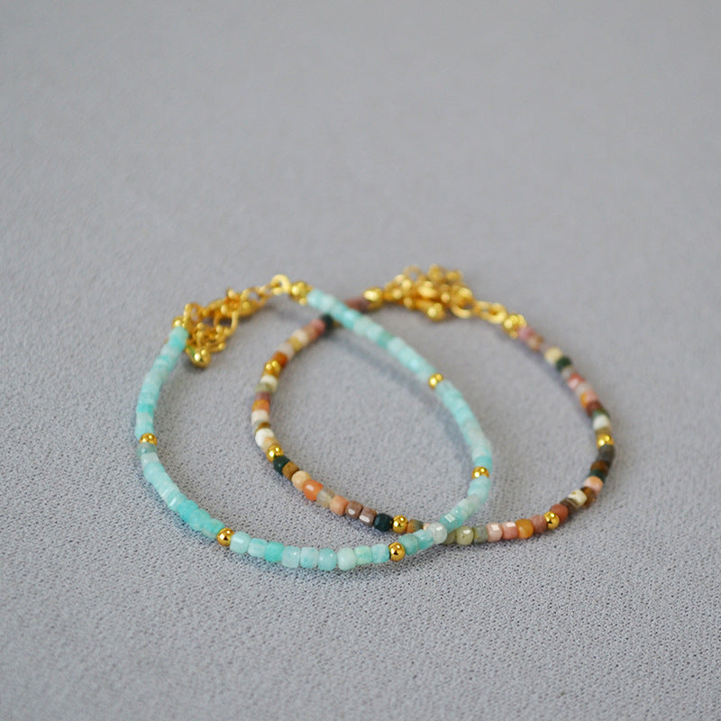 Zarte handwerkliche Gold Armband