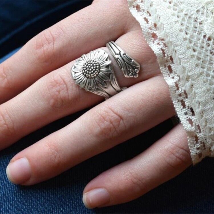 Schöne Silber Ring mit einzigartigem Stil