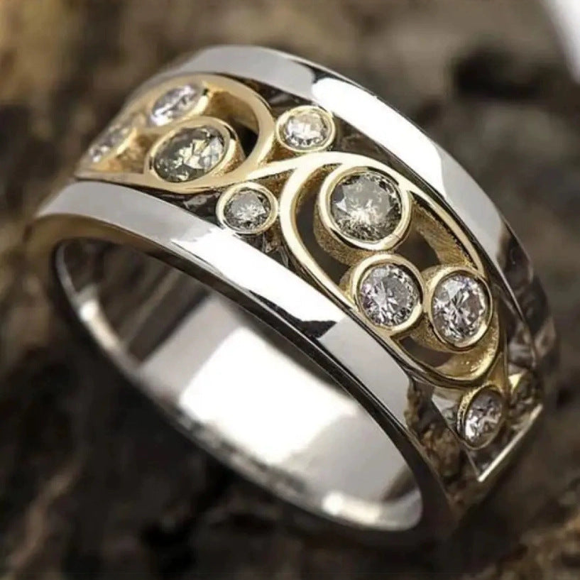 Schöne Silber Ring mit einzigartigem Stil