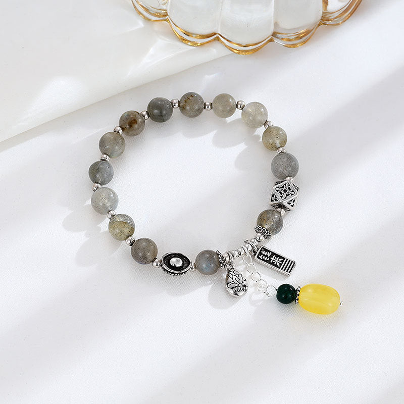 Zarte handwerkliche Silber Armband